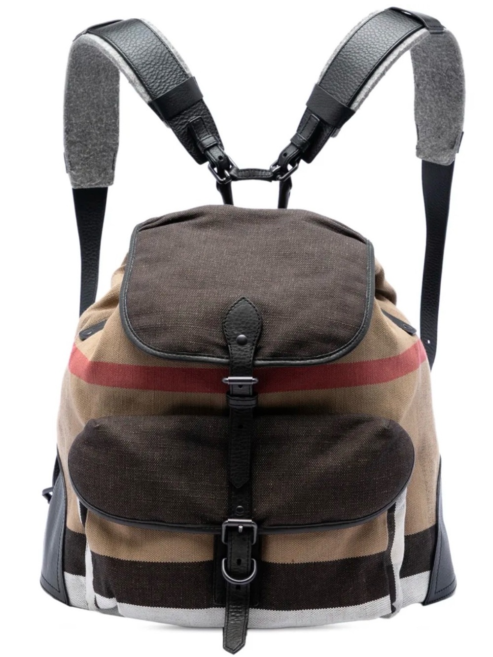 Burberry Mega Check Canvas Korbin Backpack